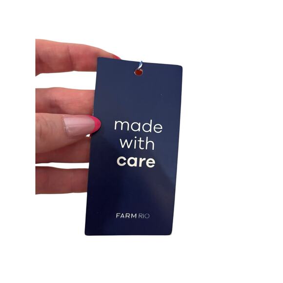 FARM Rio Sneakers Womens 8 Copacabana Flatform Platform Canvas Tropical NWT - Picture 13 of 14